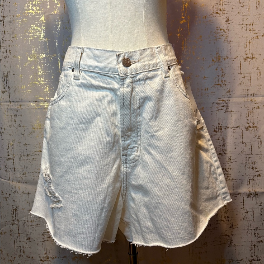 White Denim Women's Shorts